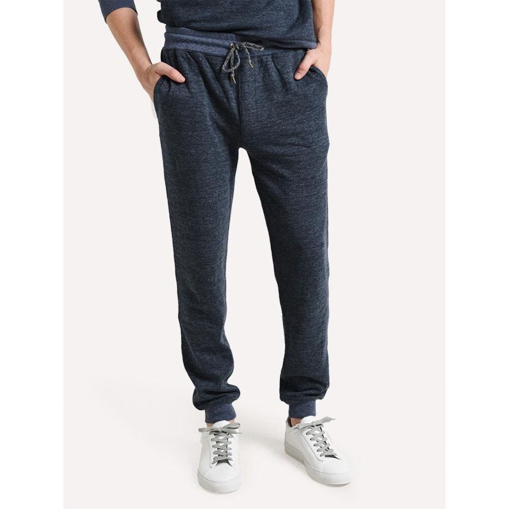 FAHERTY Dual Knit Sweatpant organic cotton blue men's size xlarge